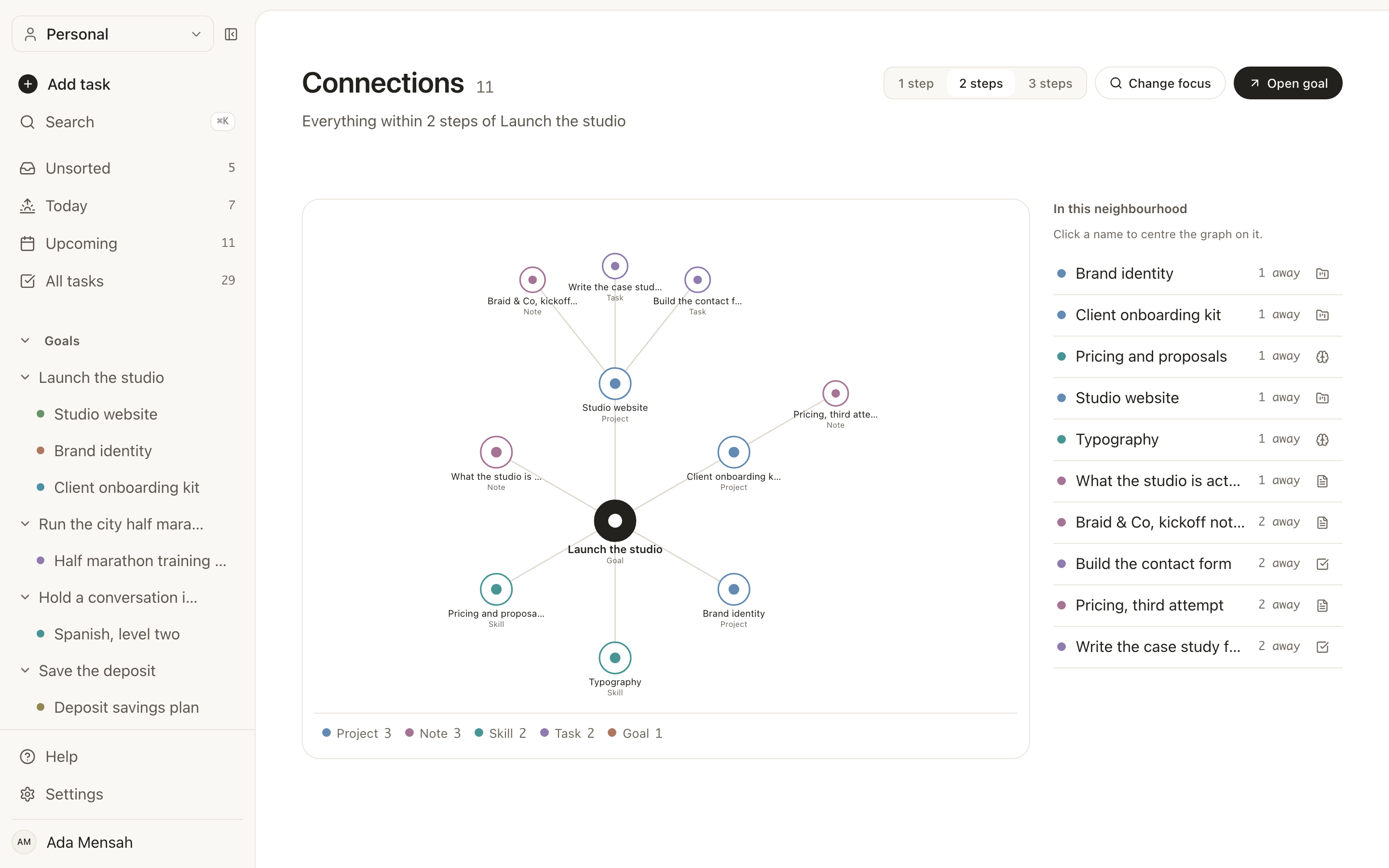 EvyOS, Connections