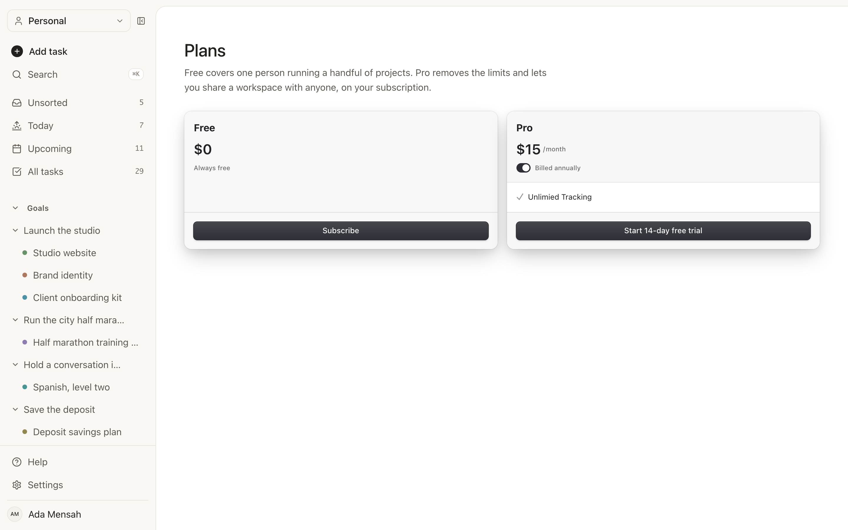 EvyOS, Plans